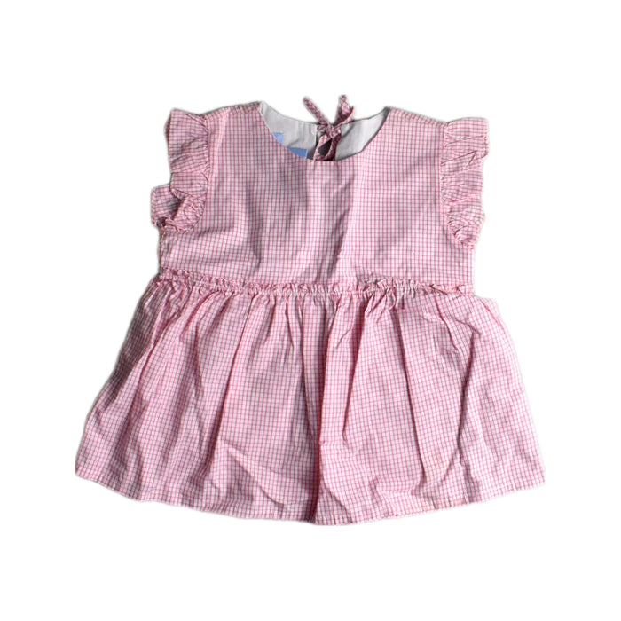 A Pink Sleeveless Tops from bloomB in size 10Y for girl. (Front View)