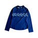 A Navy Rash Guards from Sandy Feet Australia in size 7Y for neutral. (Front View)