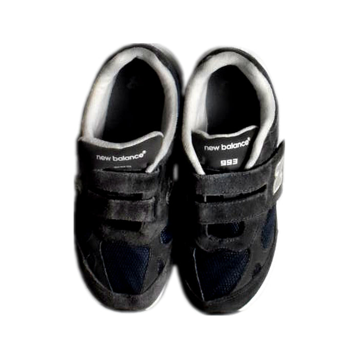A Black Sneakers from New Balance in size 10Y for neutral. (Back View)