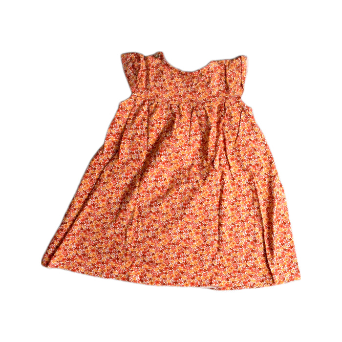 A Red Sleeveless Dresses from Kite in size 5T for girl. (Back View)