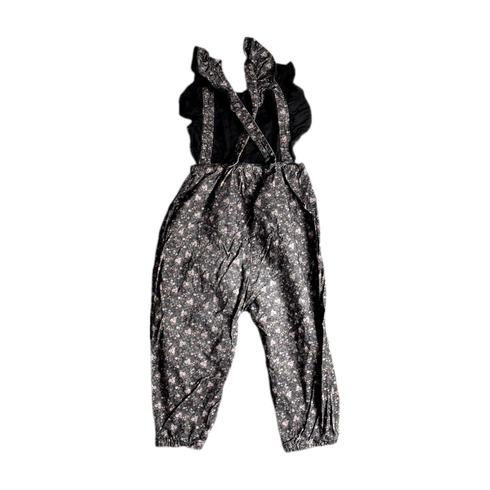 A Black Long Overalls from Jamie Kay in size 5T for girl. (Back View)