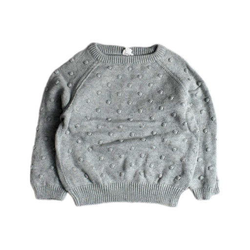 A Grey Knit Sweaters from Jamie Kay in size 5T for girl. (Front View)