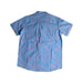 A Blue Short Sleeve Shirts from Le Petit Society in size 8Y for boy. (Back View)