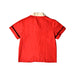 A Red Short Sleeve Shirts from Little Kooma in size 2T for boy. (Back View)