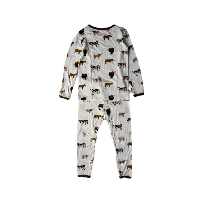 A White Onesies from Kite in size 4T for neutral. (Back View)