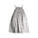 A White Sleeveless Dresses from Elly in size 6T for girl. (Back View)