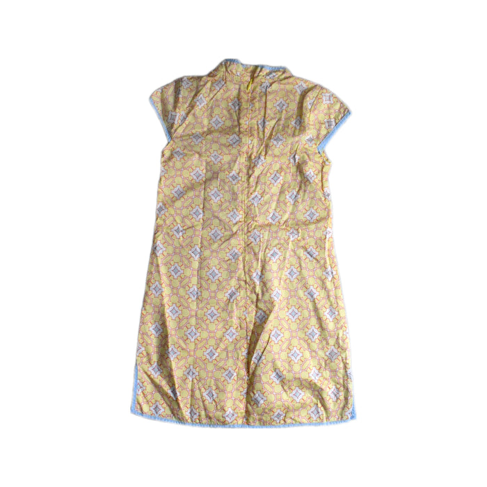 A Yellow Short Sleeve Dresses from Disney X Elly in size 5T for girl. (Back View)