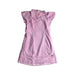 A Pink Short Sleeve Dresses from bloomB in size 5T for girl. (Front View)