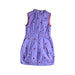 A Purple Sleeveless Dresses from bloomB in size 12-18M for girl. (Back View)