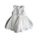 A White Sleeveless Dresses from bloomB in size 4T for girl. (Front View)