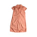 A Peach Short Sleeve Dresses from Elly in size 5T for girl. (Back View)