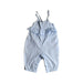 A Blue Sleeveless Rompers from Sea Apple in size 2T for girl. (Front View)