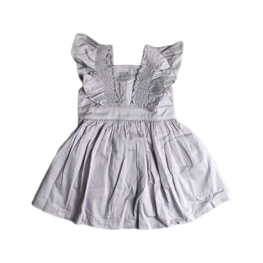 A Grey Sleeveless Dresses from Gingersnaps in size 2T for girl. (Front View)
