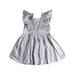A Grey Sleeveless Dresses from Gingersnaps in size 2T for girl. (Back View)