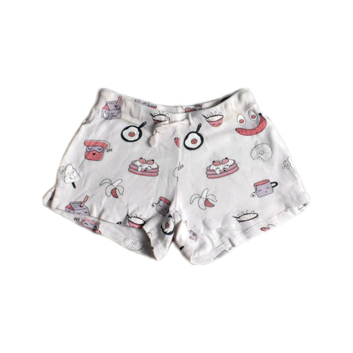 A White Shorts from Seed in size 3T for girl. (Front View)