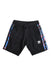 A Black Shorts from Adidas in size 4T for boy. (Front View)