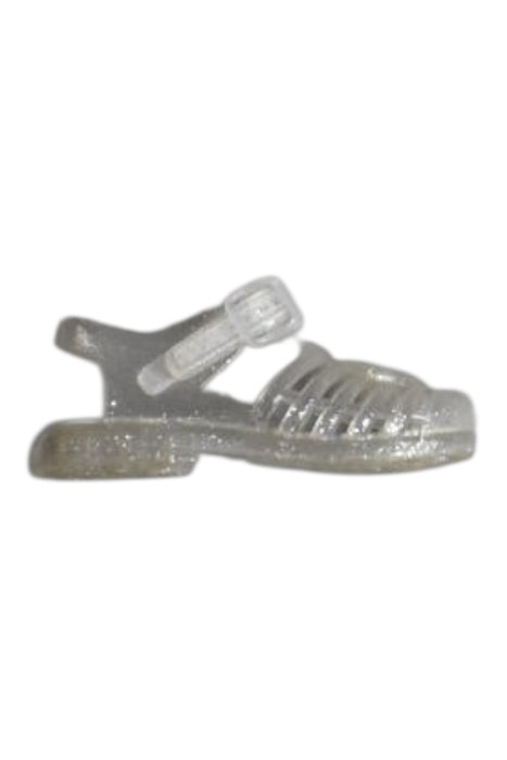 A Transparent Sandals from Petit Main in size 3T for girl. (Front View)