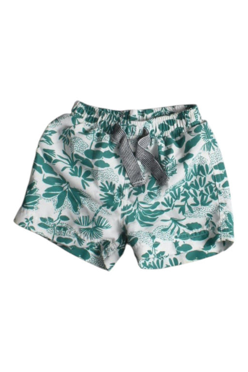 A Blue Shorts from Petit Bateau in size 6-12M for boy. (Front View)