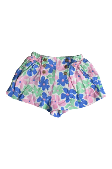 A Beige Shorts from Seed in size 4T for girl. (Front View)