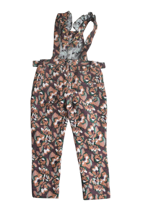 A Multicolour Sleeveless Jumpsuits from Excuse My French in size 4T for girl. (Back View)