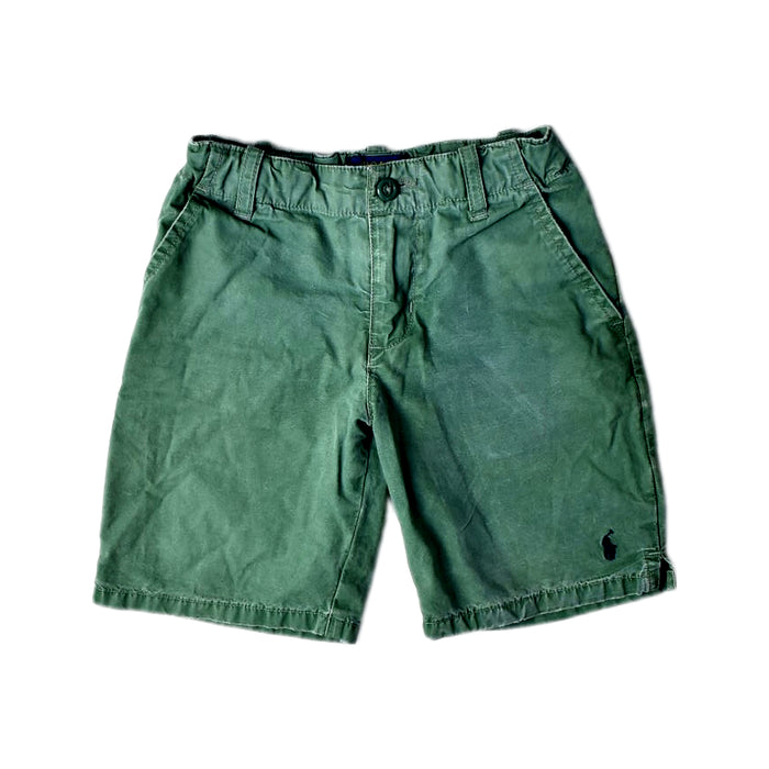A Green Shorts from Polo Ralph Lauren in size 5T for boy. (Front View)