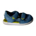 A Blue Sandals from Adidas in size 7Y for boy. (Front View)