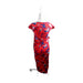 A Red Long Sleeve Dresses from Envie de Fraise in size Maternity-M for maternity. (Back View)