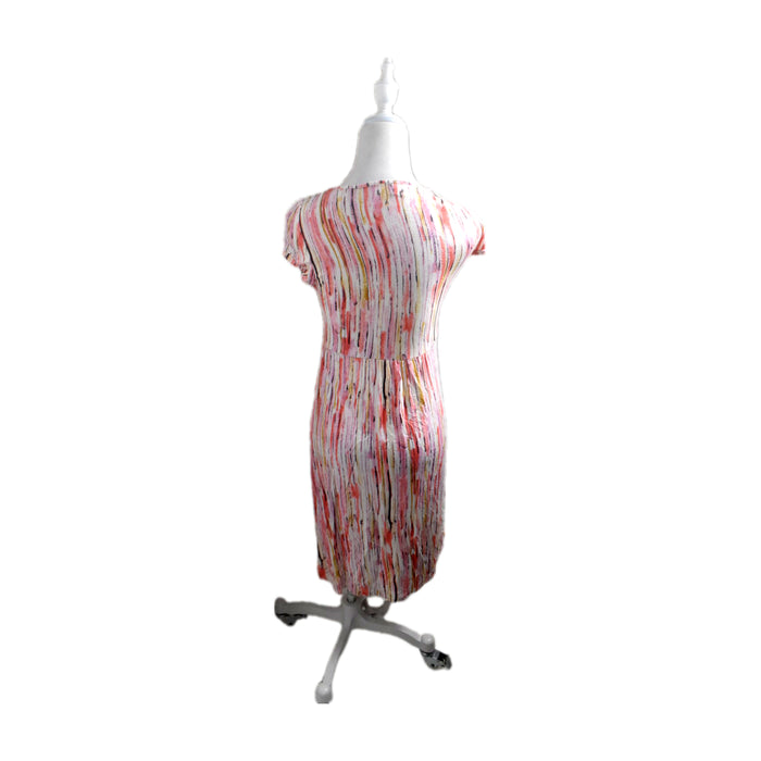 A Multicolour Short Sleeve Dresses from Mothers en Vogue in size Maternity-S for maternity. (Back View)