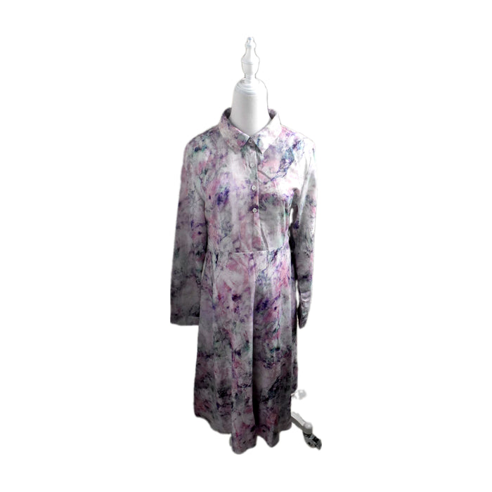 A Multicolour Long Sleeve Dresses from Jump Eat Cry in size Maternity-M for maternity. (Front View)