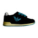 A Black Sneakers from Armani in size 12-18M for boy. (Front View)