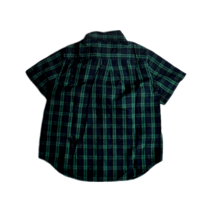 A Green Short Sleeve Shirts from Ralph Lauren in size 12-18M for boy. (Back View)