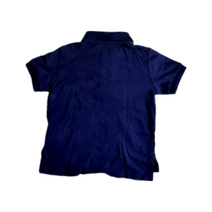 A Navy Short Sleeve Polos from Ralph Lauren in size 12-18M for boy. (Back View)
