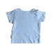 A Blue Short Sleeve T Shirts from Purebaby in size 0-3M for boy. (Back View)