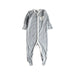 A Grey Onesies from Mori in size 0-3M for boy. (Front View)