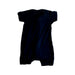 A Navy Short Sleeve Rompers from Raph and Remy in size 12-18M for neutral. (Back View)