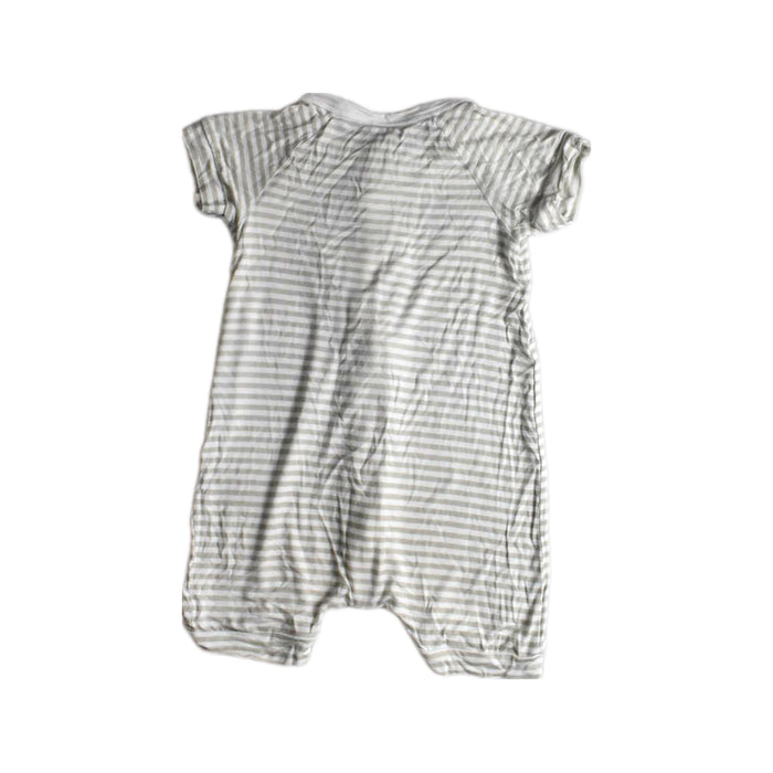 A White Short Sleeve Rompers from Raph and Remy in size 12-18M for neutral. (Back View)