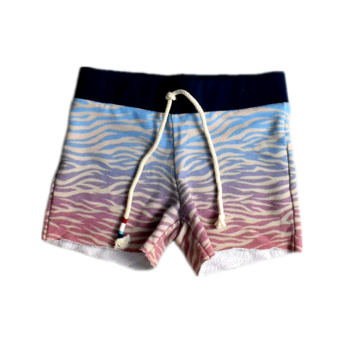 A Blue Swim Shorts from Sol Angeles in size 8Y for girl. (Front View)
