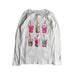 A White Long Sleeve Tops from Crewcuts in size 8Y for girl. (Front View)