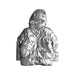 A Silver Puffer/Quilted Coats & Outerwear from Boden in size 6T for girl. (Back View)