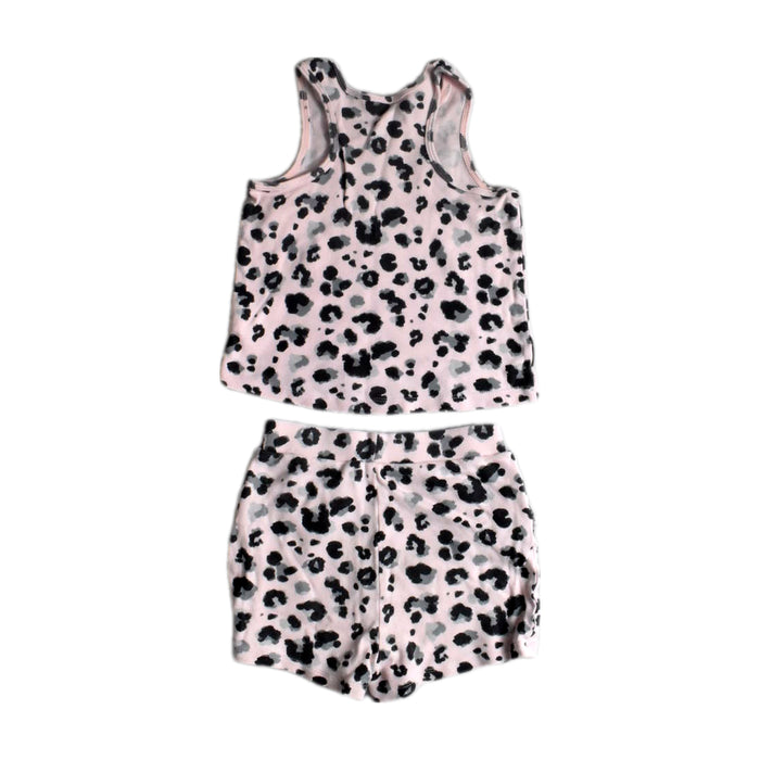A Pink Shorts Sets from Hunter + Boo in size 4T for girl. (Back View)