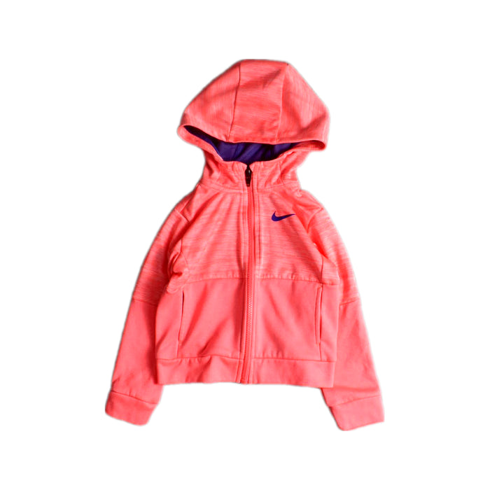 A Pink Lightweight Jackets from Nike in size 3T for girl. (Front View)