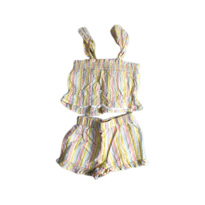 A Multicolour Shorts Sets from Isaac Mizrahi in size 3T for girl. (Back View)