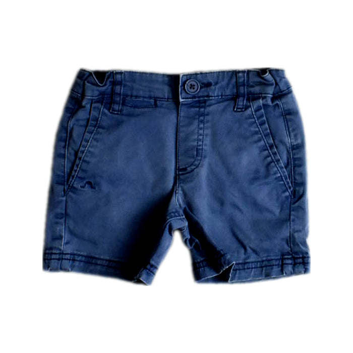 A Blue Shorts from Château de Sable in size 12-18M for boy. (Front View)