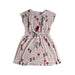 A Red Short Sleeve Dresses from Disney X Elly in size 6T for girl. (Front View)