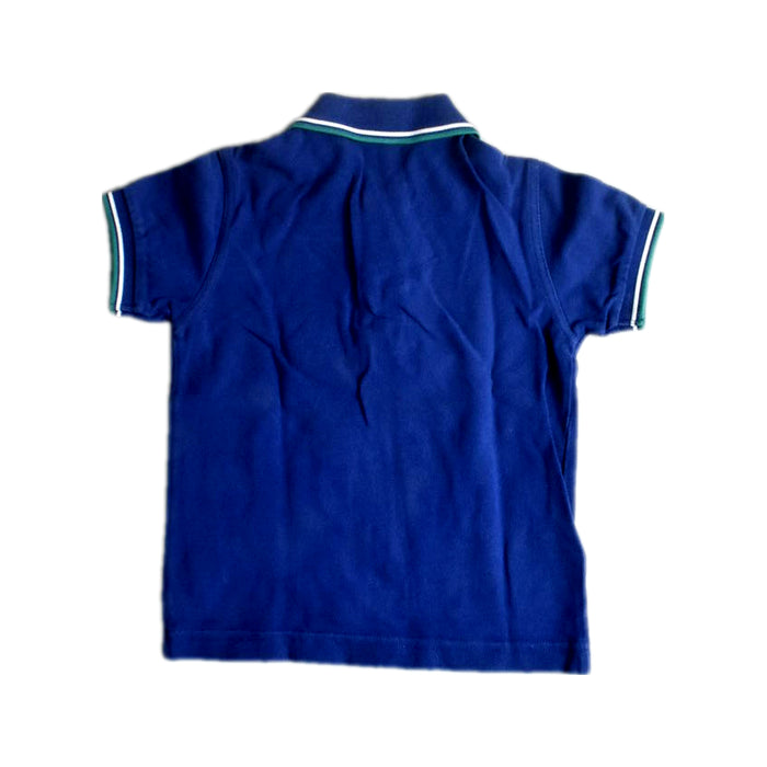 A Blue Short Sleeve Polos from Fred Perry in size 2T for boy. (Back View)
