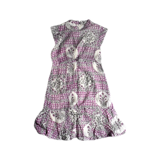 A Purple Sleeveless Dresses from The Missing Piece in size 6T for girl. (Front View)