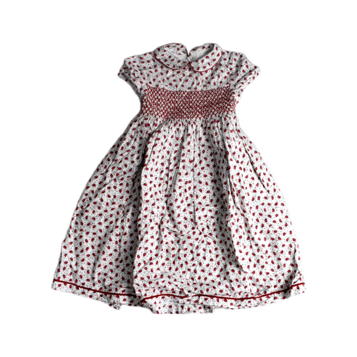 A Red Short Sleeve Dresses from Confiture in size 6T for girl. (Front View)