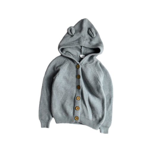 A Grey Cardigans from Jamie Kay in size 4T for neutral. (Front View)