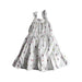 A White Sleeveless Dresses from Janie & Jack in size 7Y for girl. (Front View)