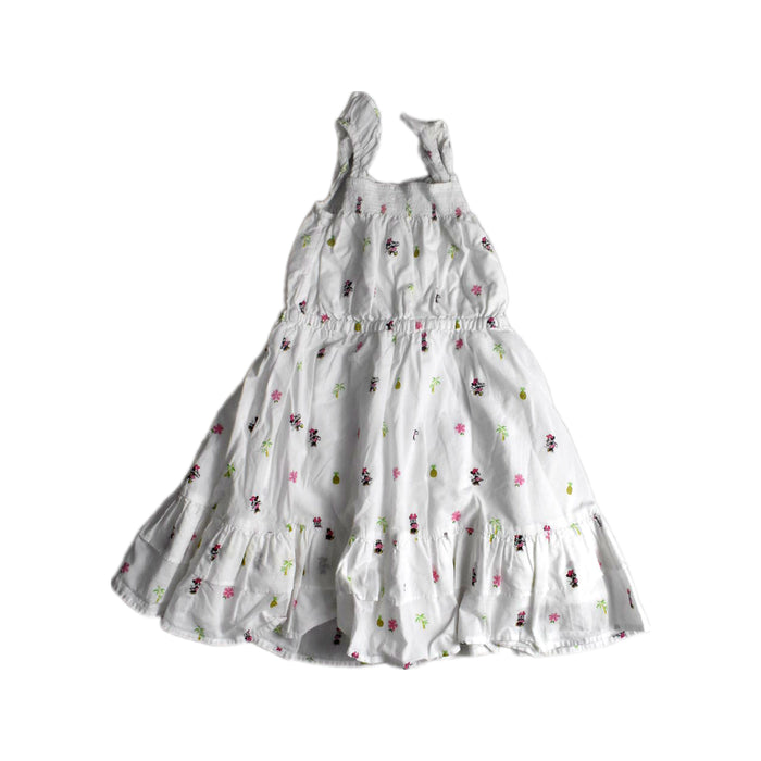 A White Sleeveless Dresses from Janie & Jack in size 7Y for girl. (Back View)